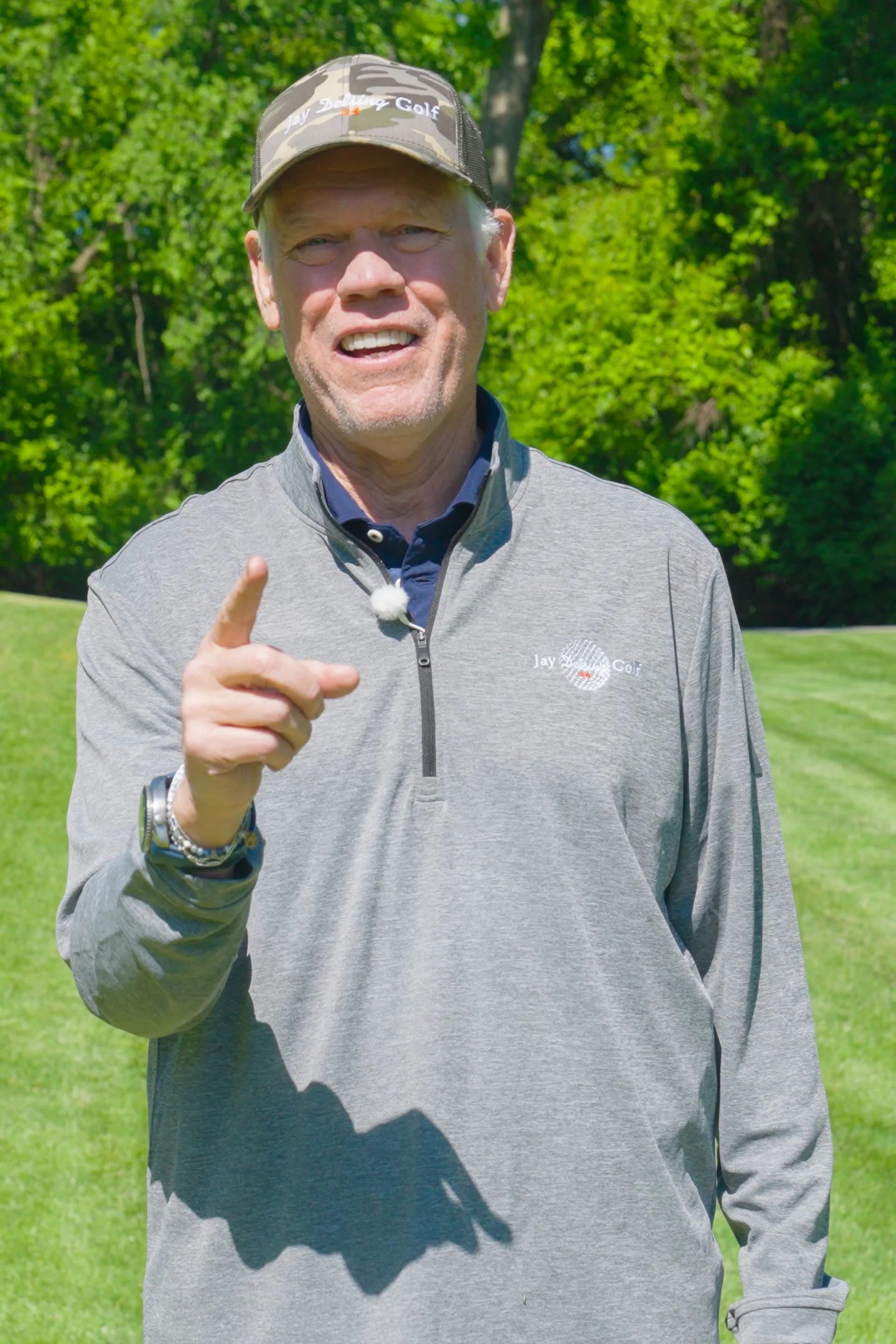 Jay Delsing, special guest at the Golf Sensei Cup
