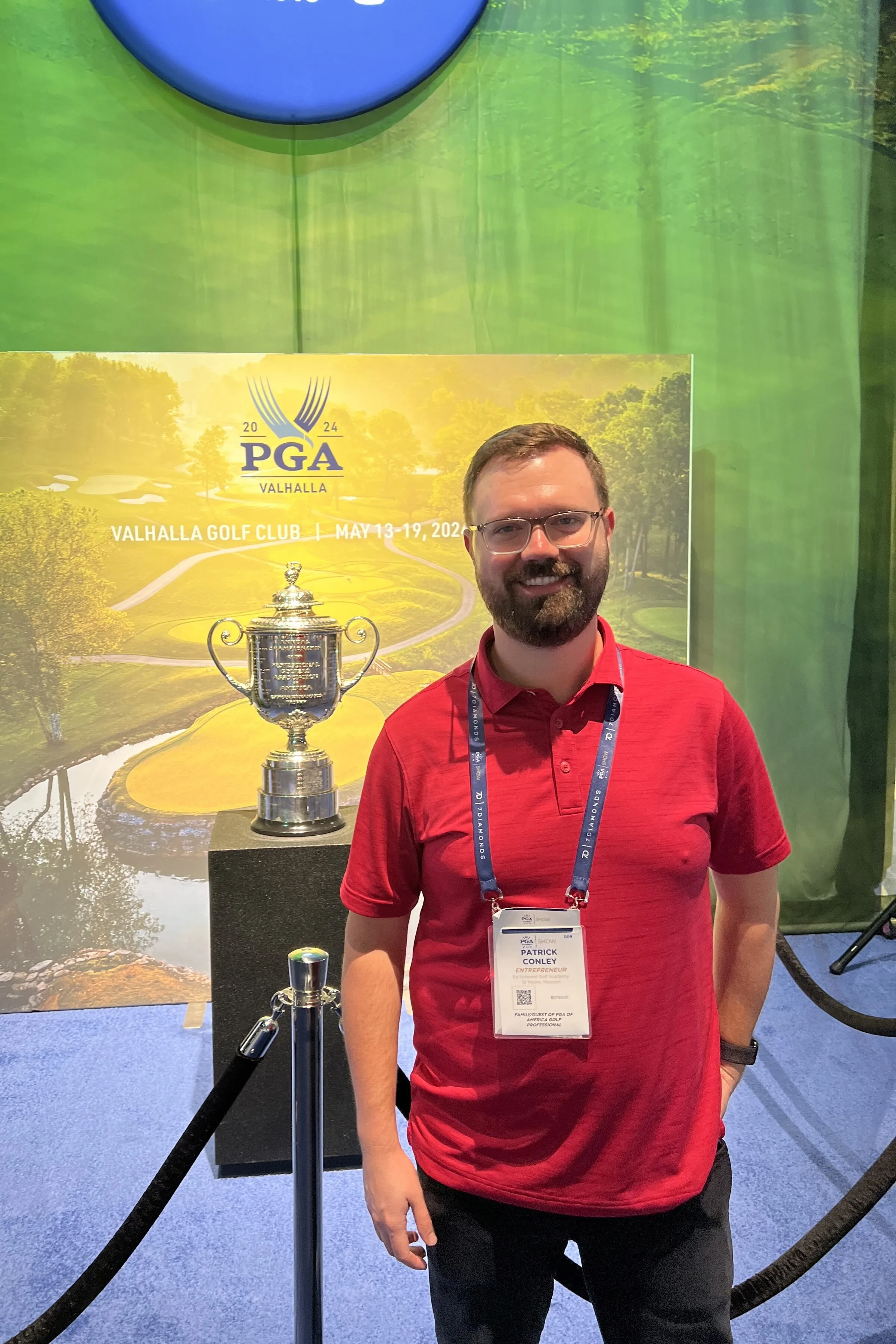Patrick Conley, co-host of the Golf Sensei Cup